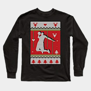 Basketball Christmas Long Sleeve T-Shirt